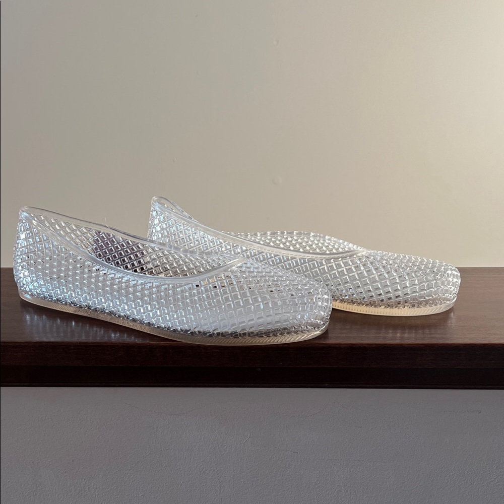 Wild Fable Women's Isabella Clear Jelly Flats Sandals. - Picture 4 of 8